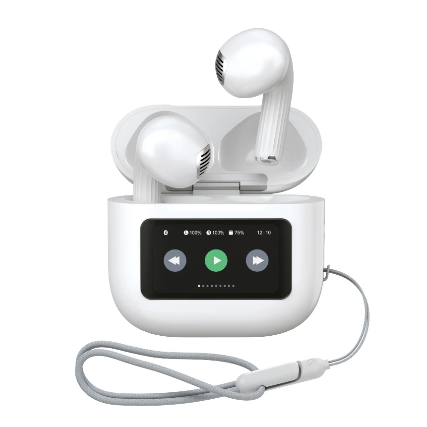 Wireless Earbuds with LED Screen Case, ANC & Touch Control image 3