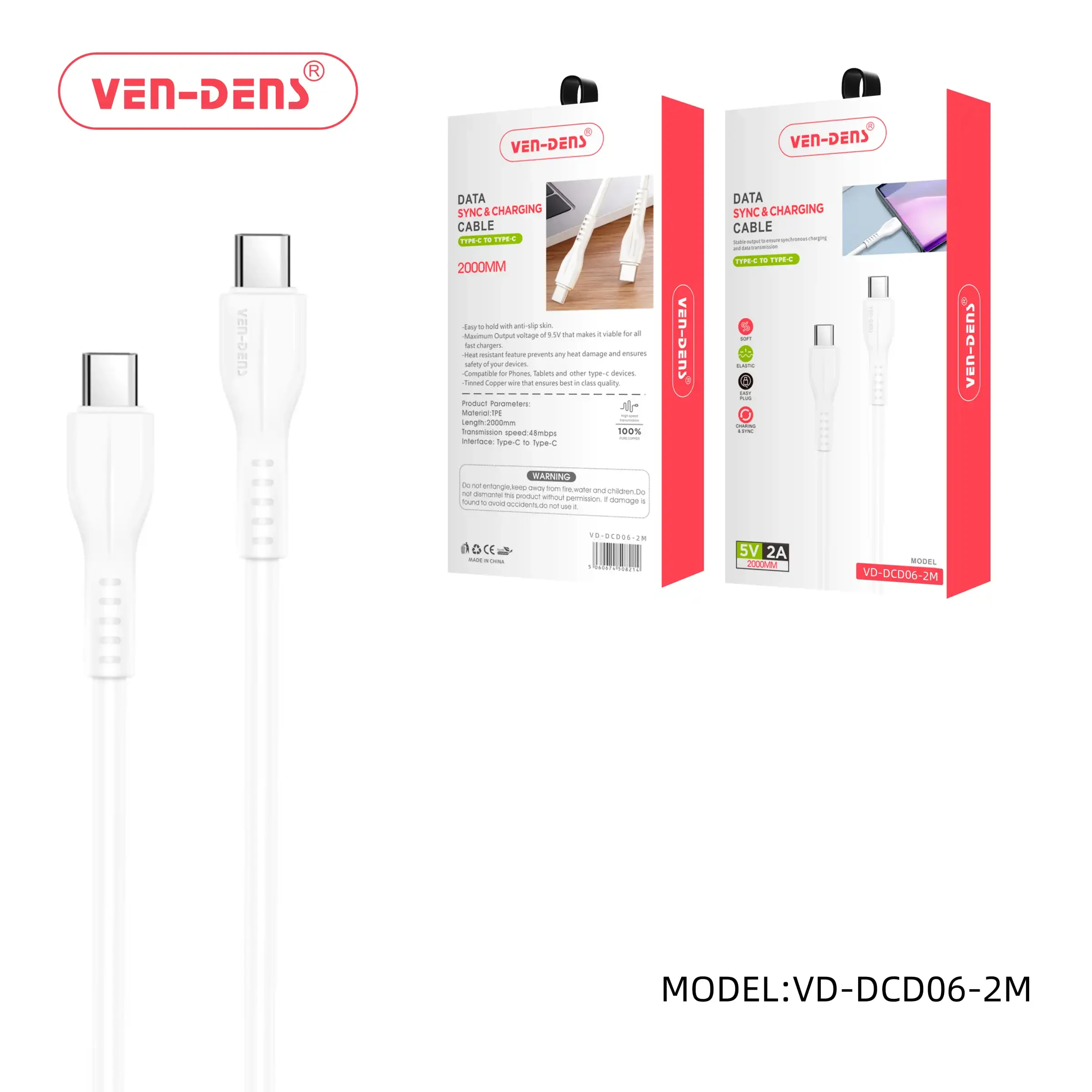 6.5ft USB-C to USB-C Charging Cable image 4