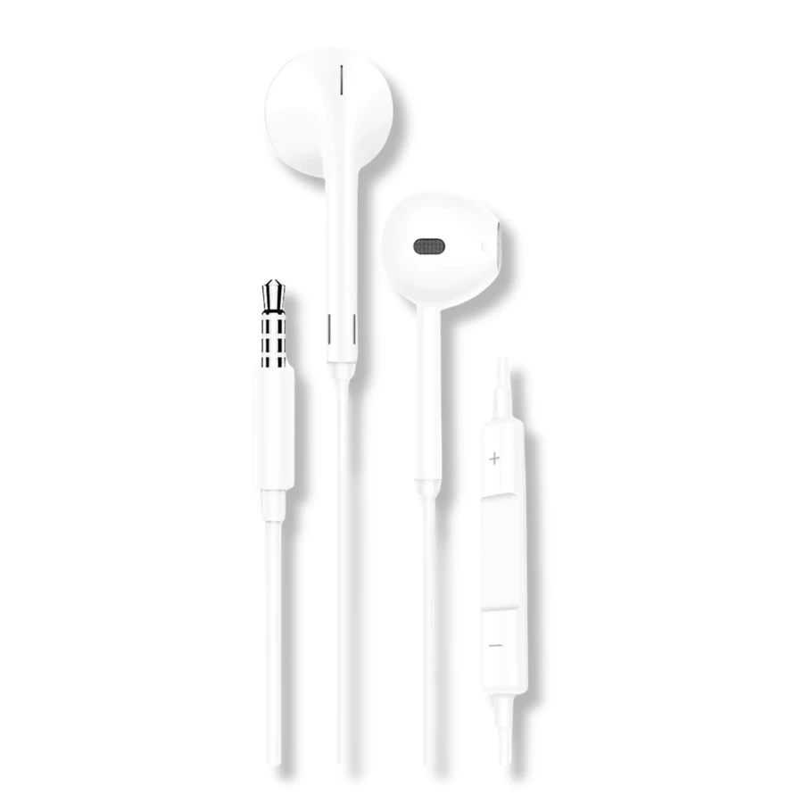 3.5mm Wired Earphones with Mic & Volume Control | EAR005 by FlashTech Innovation