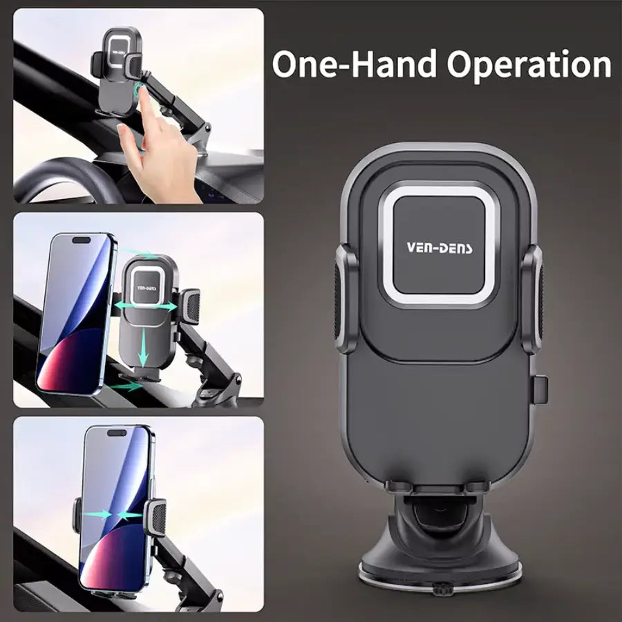 Car Holder with a Suction Cup and Push Button | HD042